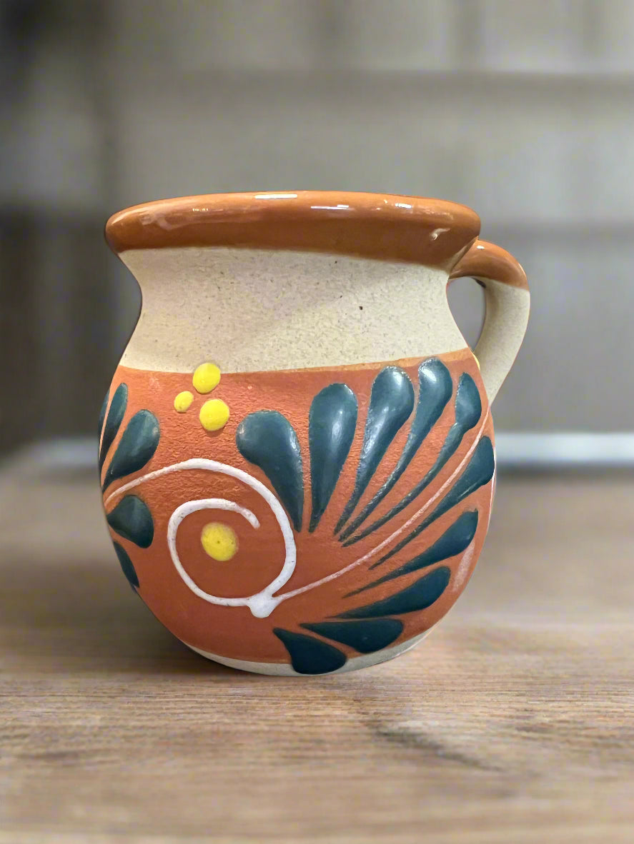 Hand Painted Clay Mug