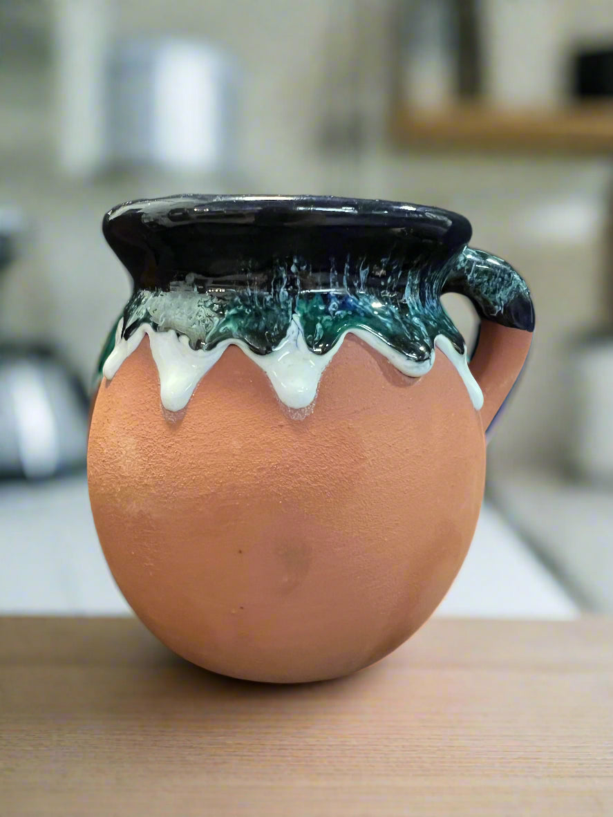 Hand Painted Clay Mug