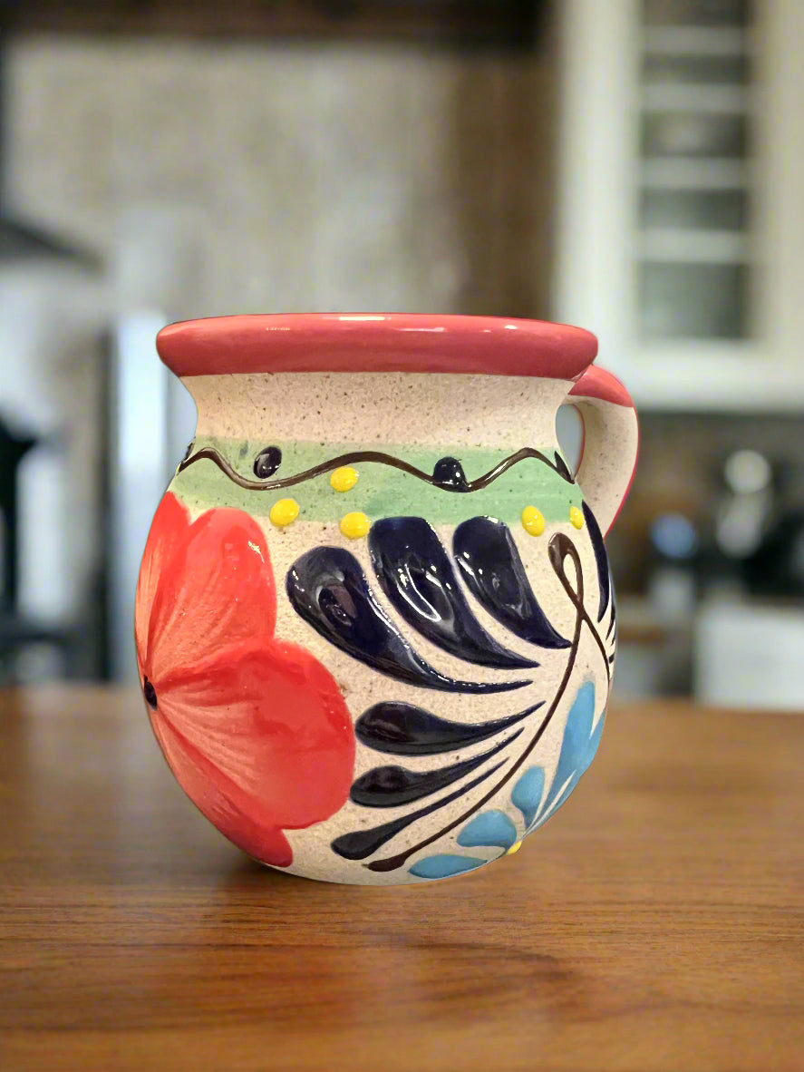 Hand Painted Clay Mug